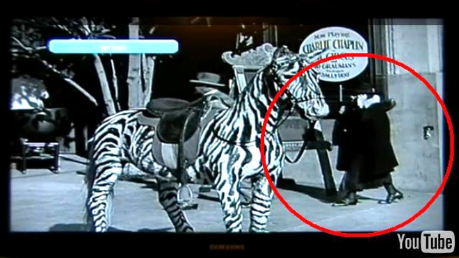 Cell Phone in Chaplin Film